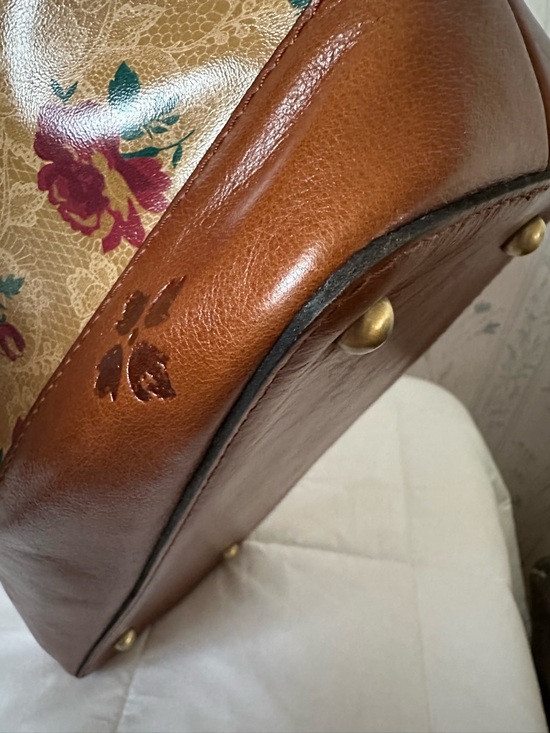 Patricia Nash Leather Floral Tote - Picture 13 of 15